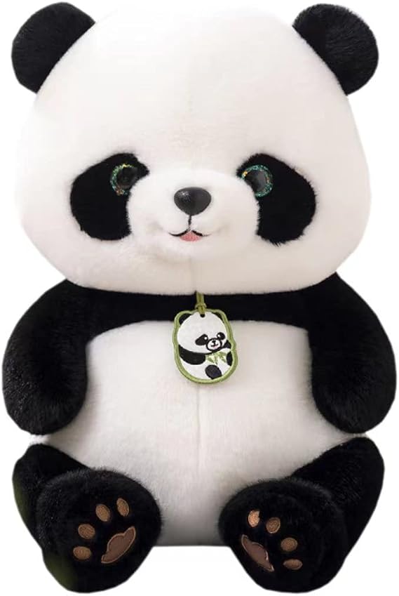Large Panda Cushion, Stuffed Toy, Plush Toy, Plush Toy, Fluffy, Children's Toy, Birthday, Gift, Christmas Decoration, Figurine, Genuine 9.8 inches 25 cm