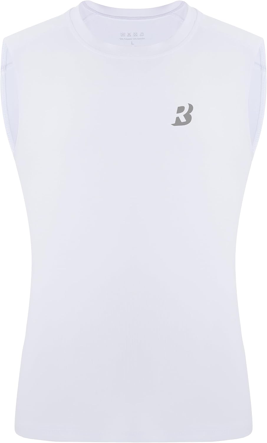 Roadbox Boys Youth Sleeveless Compression Shirt, Quick Dry Kids Football Undershirt, Athletic Soft Tank Tops Sport Basketball