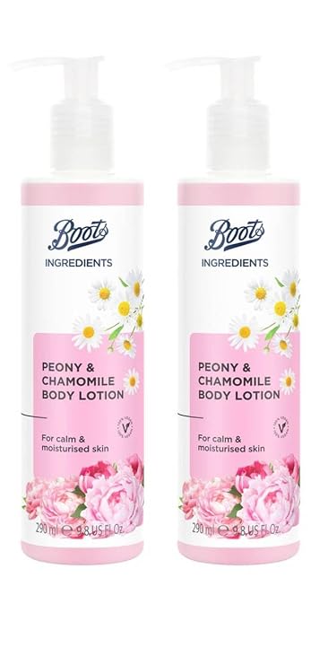 Boots Ingredients Peony and Chamomile Body Lotion 9.80 Fl Oz. (2)