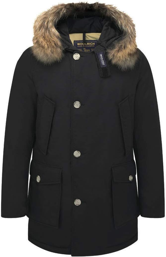 WOOLRICH Mens Down Arctic Parka Down Jacket WO1674 XS Size, New Black NWB, New Black NWB