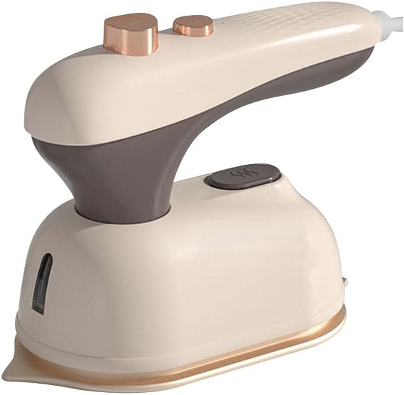 Small Iron Handheld Garment Steamer for Clothes Portable Iron with Double Spray Mini Ironing Machine Clothes Steamer Travel Hand Held Steamer Steam Iron Home Essentials Cool Stuff