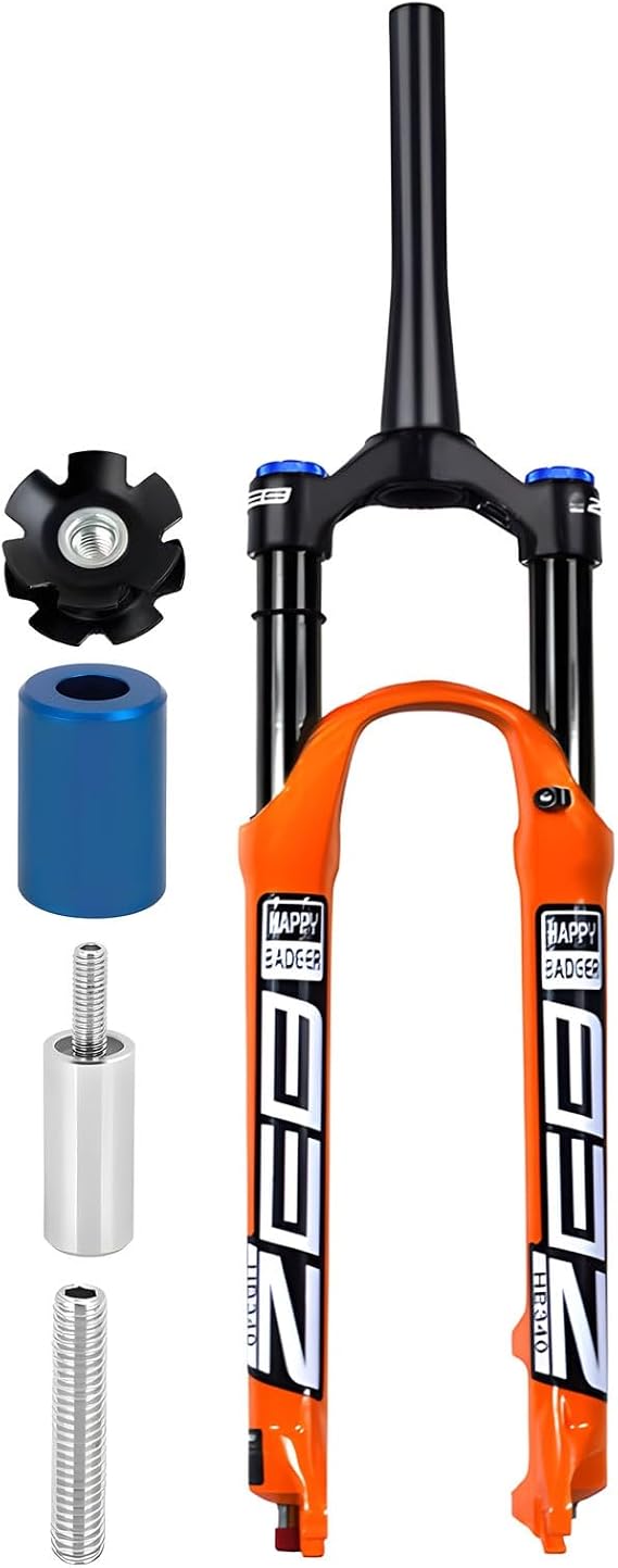 26/27.5/29 Inch Mountain Bike Air Suspension Fork,120mm Travel AIR05 QR 9mm*100mm, Manual/Remote Lockout, Bike Front Fork for XC/AM Mountain Bike