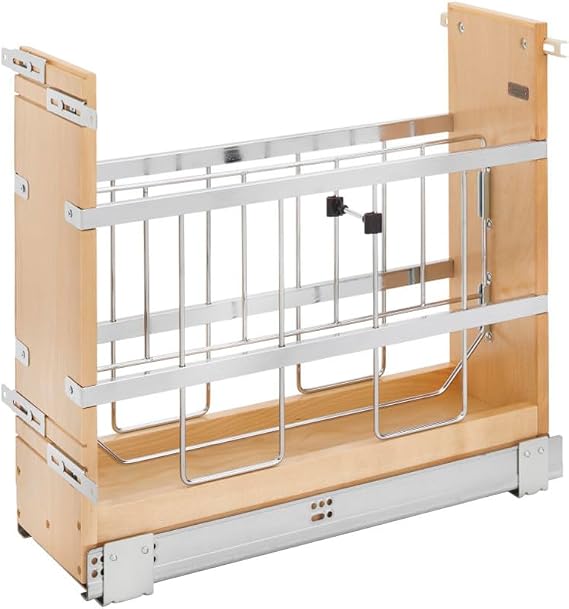 Rev-A-Shelf Wood Bakeware Pullout Organizer w/Soft-Close