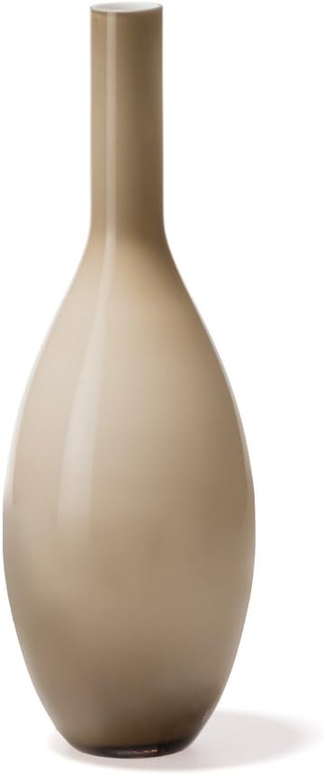 Leonardo Beauty 15" Tall Glass Vase, Beige