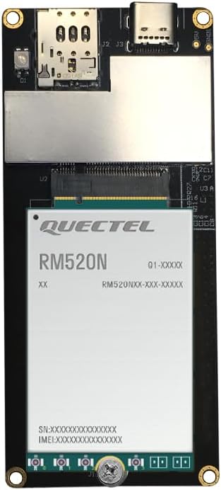 RM520N-GL 5G Module Dongle | Sub-6G | M.2 to USB 3.0 Adapter | Industrial 5G Modem for Development Board 