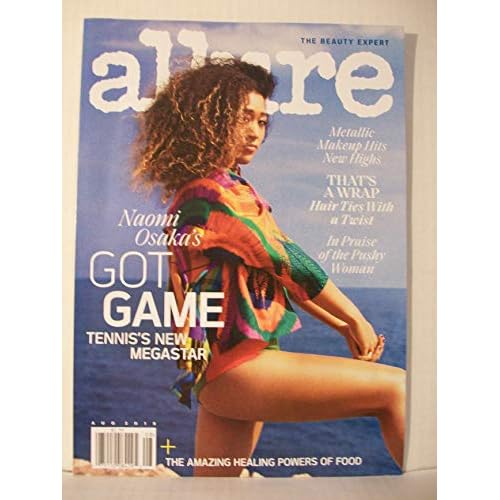 Allure Magazine August, 2019 Naomi Osaka Cover Single Issue Magazine