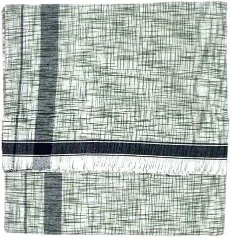 TTM Men's Cotton Multi Color - 2 Mtrs Dhoti Veshti Mundu Lungi