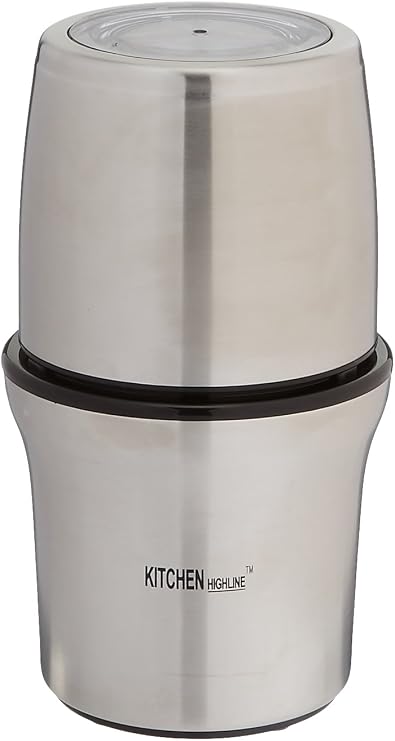SP-7412S Stainless Steel Wet and Dry Coffee/Spice/Chutney Grinder with Two Bowls