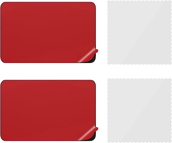 REDTIGER Adhesive and Electrostatic Stickers for Dash Cam Mounting, Strong Bond to Car Windshield, No Residue,Double-Sided Adhesive Pad