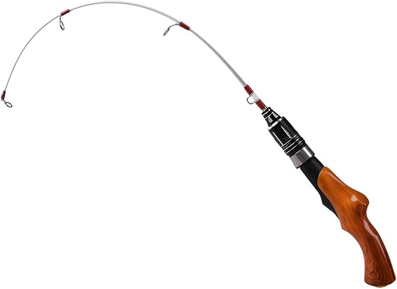 Ice Fishing Rod 22in Ultralight Small Spinning Rod for Ice Fishing