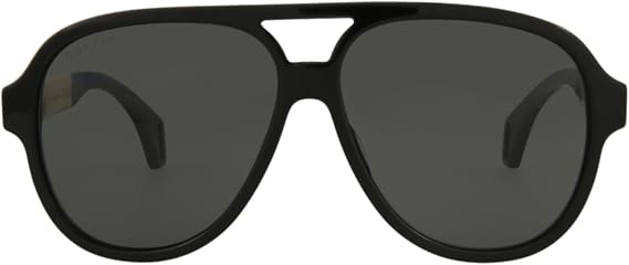 Gucci Aviator Sunglasses Black White Grey Luxury Eyewear Made In Italy Acetate Frame Designer Fashion for Everyday Luxury