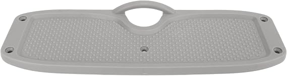 Sturdy Motor Mount Transom Plate, Outboard Motor Bracket, PVC Boat Motor Plate for Rubber Dinghy Kayak Marine Yacht (Gray)