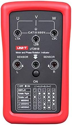 Phase Sequence Tester Missing Phase Meter Motor Rotation Indicator Maximum 400Hz Test Frequency