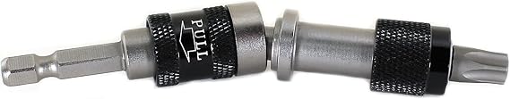 TEMO Flexible Swiveling Screwdriver Bit Quick Release Holder, 1/4" Shank