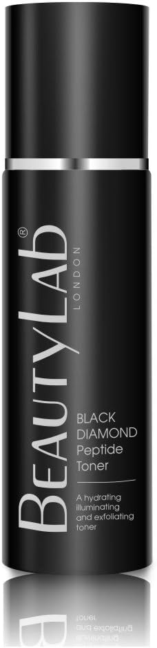 BEAUTYLAB Black Diamond Peptide Toner | Improves Hydration, Firmness & Elasticity - Brightens, Softens & Plumps the Skin | 200ml