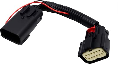 Parking Light Adapter LED Headlight Plug n Play Harness Fit For 2019 Ram 2500 3500 wHalogen Headlight Only, wLED Reflector Headlight Only Power For Grille Lights Backlights Switch Panel Wiring