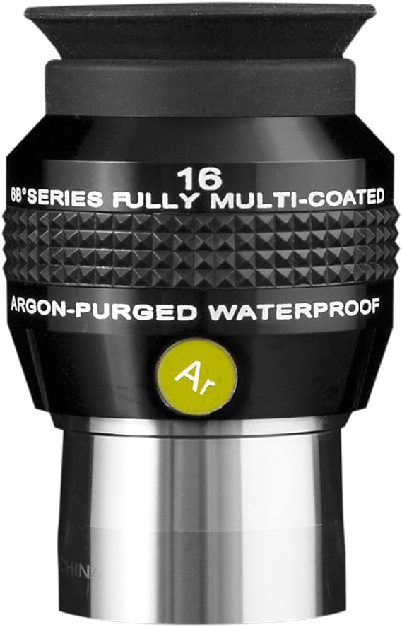 Explore Scientific 68 Degree 16mm Argon-Purged Waterproof Telescope Eyepiece