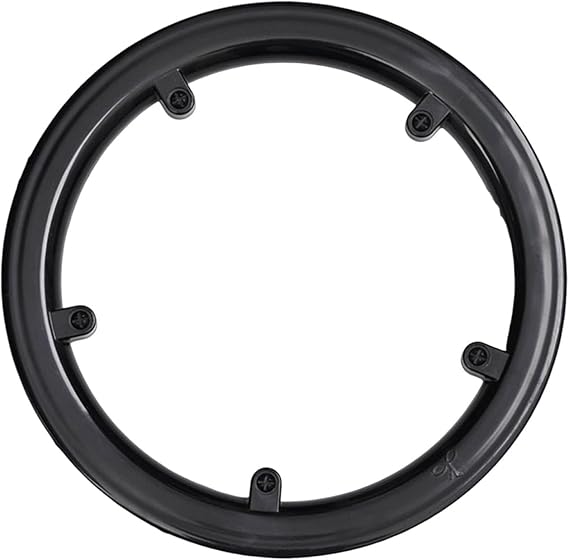 Bike Chain Guard Mountain Bike, Portable,5 Holes Round Sprocket Cover,Chain Loop Protector,for Bicycles BMX Riding Parts, Black