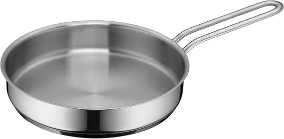 WMF Mini Tava, 18 cm, Cromargan® Yüksek Kaliteli Parlak Paslanmaz Çelik, Kaplamasız, İndüksiyon Uyumlu, İstiflenebilir
