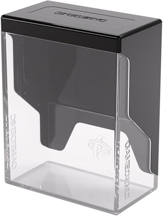 Gamegenic Bastion 50+ XL Deck Box - Compact, Secure, and Perfectly Organized for Your Trading Cards! Safely Protects 50+ Double-Sleeved Cards, White Color, Made