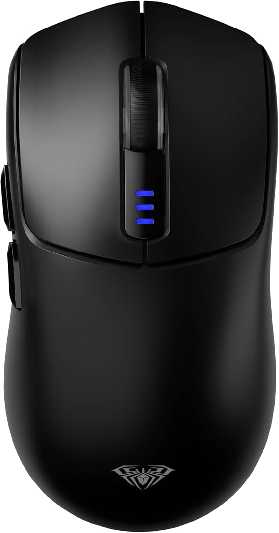 AULA SC580 Wireless Gaming Mouse, Tri-Mode Black Gaming Mice & 12000 DPI