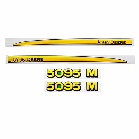 5095M Decal Set Hood Sticker Kit Vinyl Compatible with John Deere