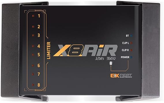 Banda Audiopart X8AiR DSP Car Audio Processor | 32-Bit/96kHz 8-Channel Car Audio DSP with 79-Band Equalizer, Bluetooth, App Control & Advanced Crossover for Premium Sound