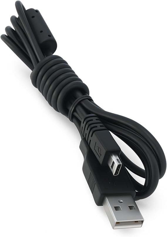 HQRP USB Data Transfer Cable Compatible with Sony Alpha A70 A100 A200 A300 A330 A350 A450 A850 A700 A900 DSLR Digital Camera Cord