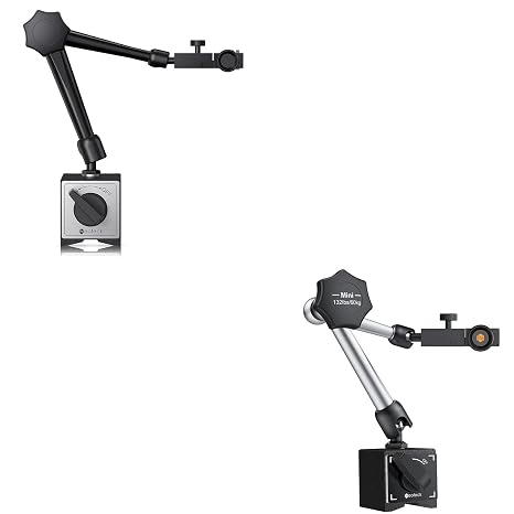 Neoteck 176lbs/80kg Magnetic Base Stand + 132lbs/60kg Magnetic Base Stand