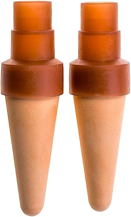 Blumat Plant Watering Device - Easy XL Self Watering Planter Insert for Indoor Plants - Bottle Adapter - Prevents Overwatering and Underwatering for Healthy Growth - 2 Pack