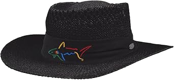 Greg Norman Signature Straw Hat Greg - Black