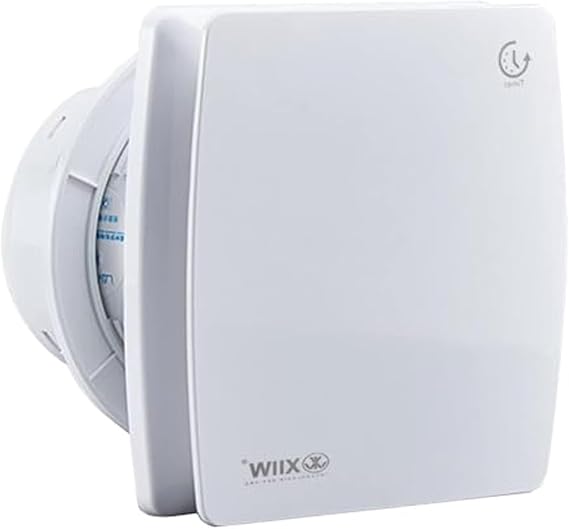 100 mm Bathroom Extractor Fan with Overflow Backflow Flap Quiet Fan