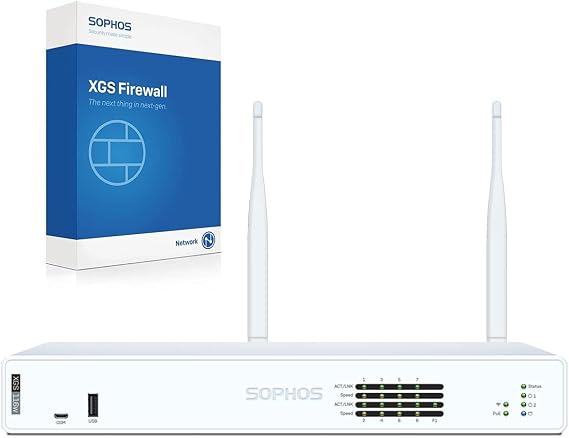 Sophos XGS 116w Next-Gen Firewall with Standard Protection, 1-Year (US Power Cord) (JY1B1CSUS)