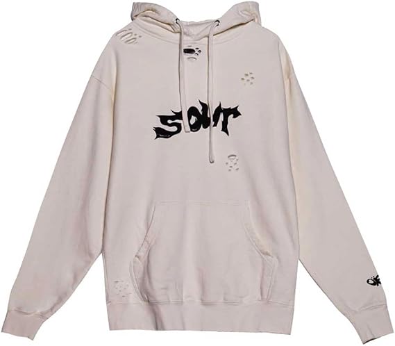 Olivia Rodrigo - Unisex Sour Butterfly Pullover Hoodie, Color Natural, Size: XX-Large