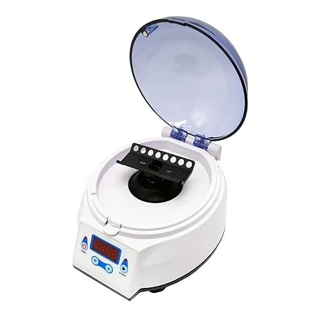 Mini Centrifuge Digital Display Small Electric Separation Settler High Speed 4000/6000/8000 Rpm Speed Control(LXJ-4)
