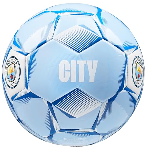 Manchester City F.C. Football Soccer Ball for Adults Teenagers Training Football Size 3, 4 or 5 Man City Merchandise
