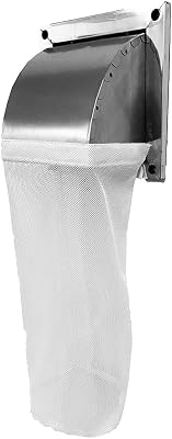 2 Pack Drier Vent Dust Filter Bag, Outdoor Indoor Dryer Vent Cotton Pile Bag Cotton Pile Collector, Used To Collect Cotton Pile And Dust-White