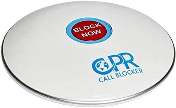 CPR Call Blocker Shield - Pre-Programmed with 2000 Scam Numbers Plus The Ability to Block A Further 1500 Numbers at The Touch of A Button. Caller ID Service is Required