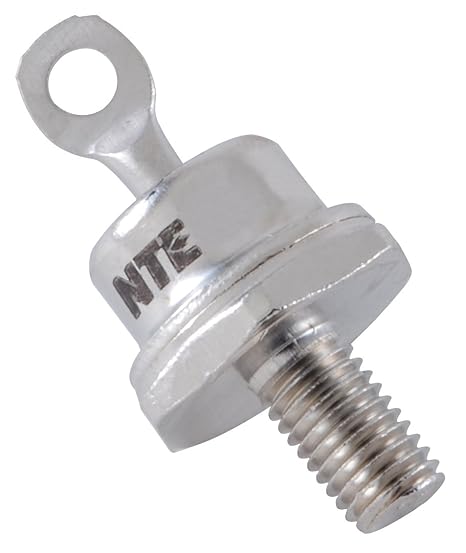 NTE Electronics NTE6040 Silicon Industrial Rectifier, DO-5, Cathode Case, 60 Amp Current Rating, 600V