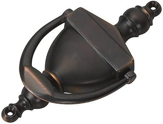 Richelieu | Onward 6 1/4-inch Front Door Knocker, Oil-Rubbed Bronze