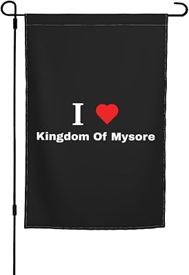 I Love Kingdom Of Mysore Garden Flag 12x18 Inch Double Sided Home Decor Yard Outdoor Garden Welcome Banner
