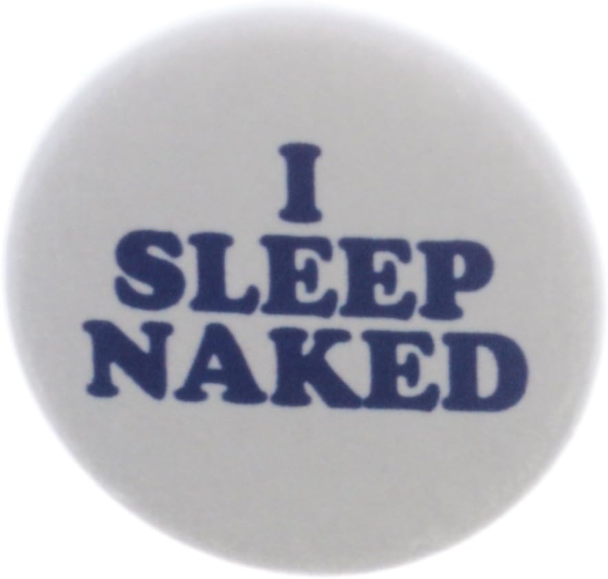 I Sleep Naked 2.25 Bottle Opener wKeyring Nude Humor