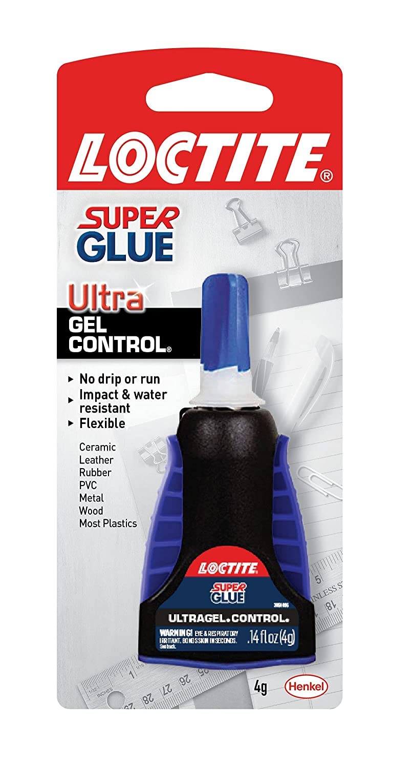 Loctite Super Glue Ultra Gel Control, 4-Gram Bottle 1739050