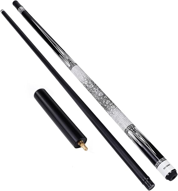 57" Pool Cue Stick Billiard Cue Stick, 2 Piece Billiard Pool Cue Sticks 10.5mm/11.5mm/12.5mm Tips Available, Adult Pool Stick, Snooker Cue B,12.5mm