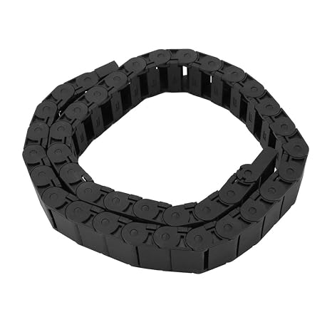 Drag Chain, 1 Meter Nylon Wire Cable Carrier, Abrasion Resist Cable Chain, Energy Chain for Engraving Machine Accessory 15x30mm