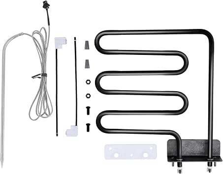 9907120011 800 Watts Smoker Heating Element Kit & 9007080006 Meat Probe Replacement for Masterbuilt Digital Electric Smokers Series