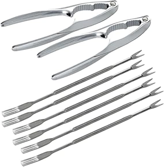 Amco Seafood Tool Set, 1 EA, Silver