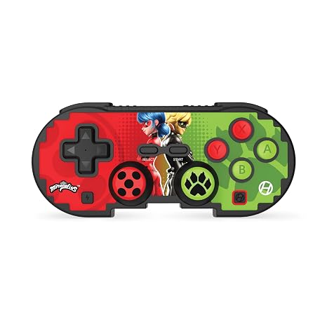 Hyperkin - Limited Edition Pixel Art - Miraculous Edition (Bug & Cat) - Bluetooth Controller - Officially Licensed - For Nintendo switch 2/switch/OLED, PC, Mac, Android, Apple iOS, Steam, Tesla