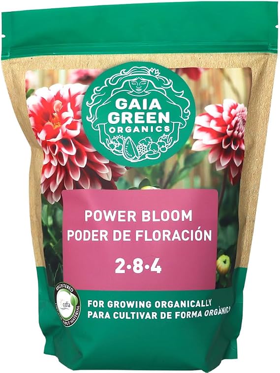 Gaia Green 2-8-4 Power Bloom 2kg - Great for Bigger Flowers, More Tomatoes, and Healthier Plants