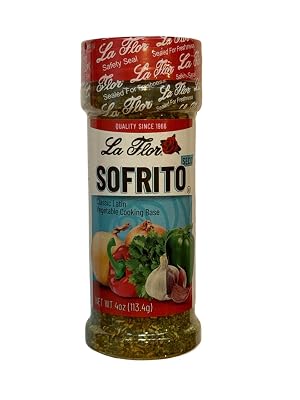 La Flor, Sofrito Seco | Cooking Base | Dried Spices | Adds great Flavor to All Foods! | 4-Oz